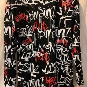 Faded Black Long sleeve pullover shirt